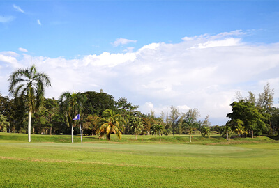 Sunrise on the golf course